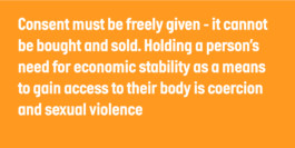 bc- Prostitution is a form of violence - Danielle rosales